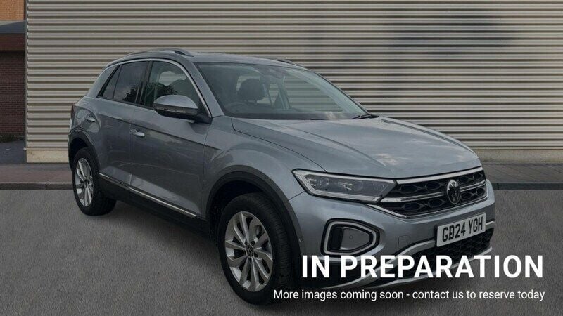 Pyrite silver metallic Used 2024 VW T-Roc Style SUV | £26,295 (Fair price) - Image 1/4