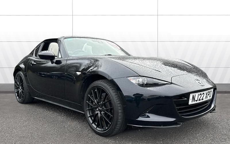 Black Used 2022 Mazda MX5 Inclusive Cabriolet | £22,497 (Fair price) - Image 1/4