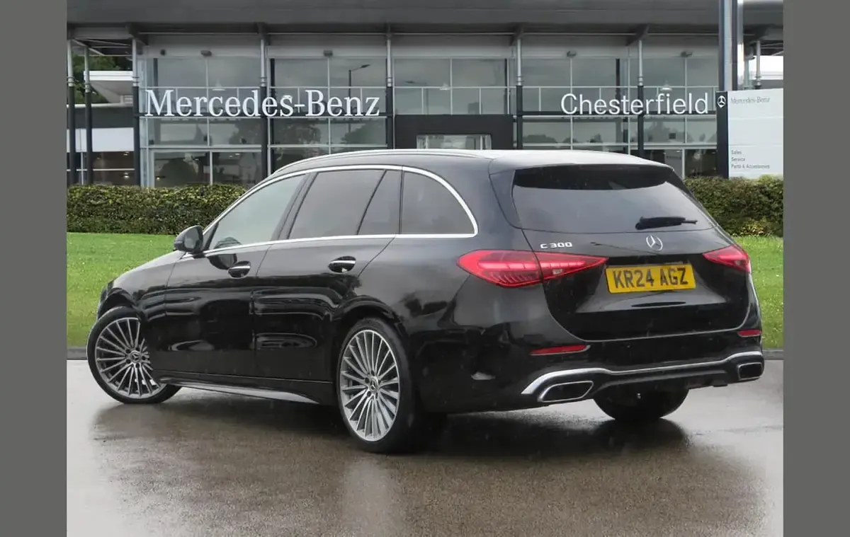 Used Mercedes C300 AMG Line Premium 254 HP (186 kW) 2024 Black Estate