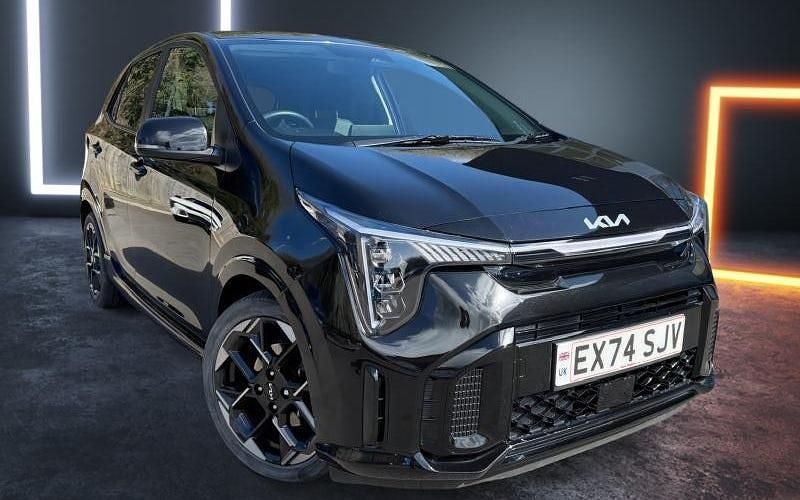 Used Kia Picanto GT-Line S 77 HP (56 kW) 2024 Black Hatchback