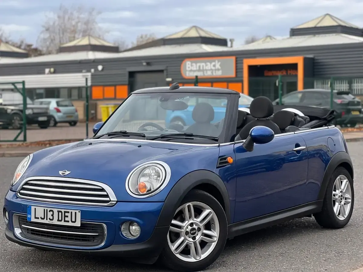 Used Mini Cooper Cabriolet 122 HP (89 kW) 2013 Blue Cabriolet