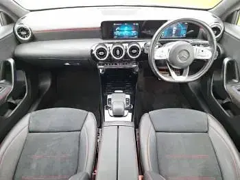 Used Mercedes A250 AMG line 224 HP (164 kW) 2018 White Hatchback