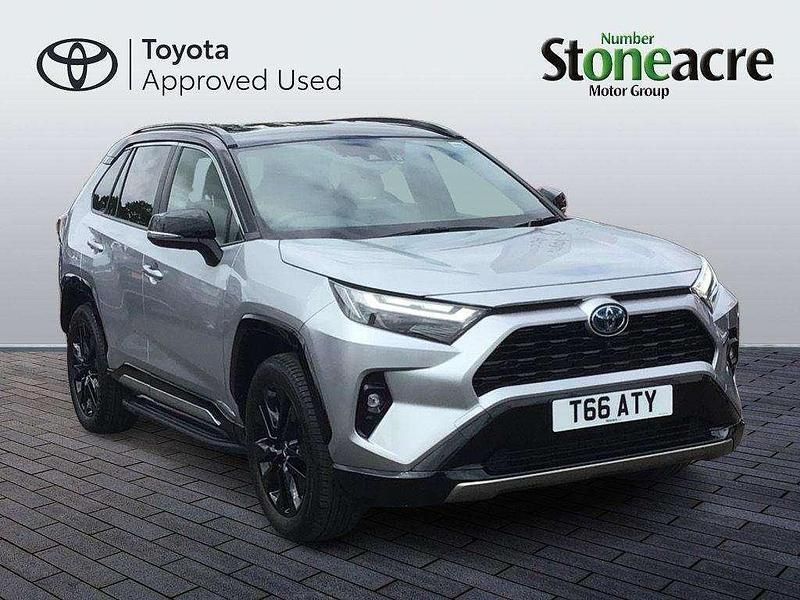 Silver Used 2023 Toyota RAV4 Hybrid SUV | £35,500 (Expensive) - Image 1/2