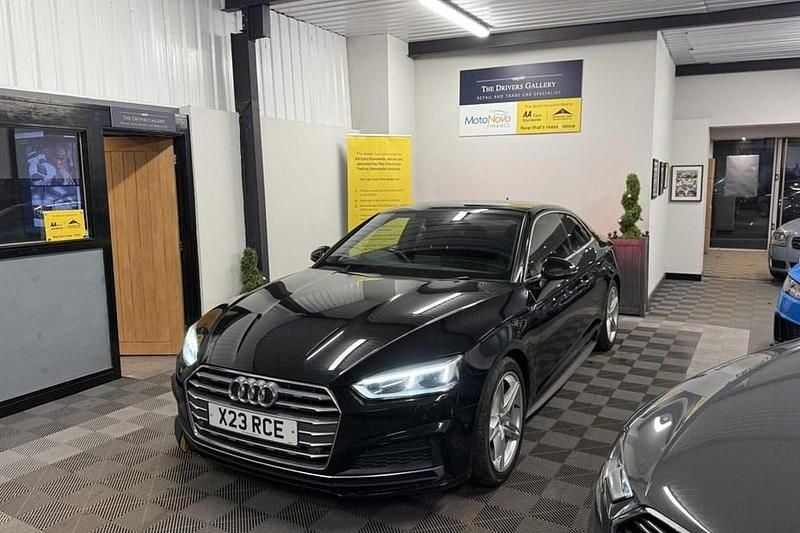 Black Used 2018 Audi A5 S-Line Coupe | £15,395 (Fair price) - Image 1/1
