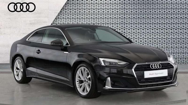 Brilliant black Used 2022 Audi A5 Sport Coupe | £23,206 (Super price) - Image 1/4