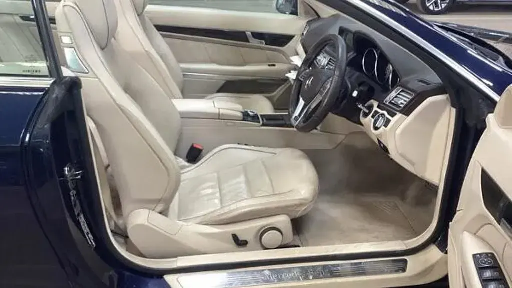 Used Mercedes E220 AMG line 2015 Blue Cabriolet