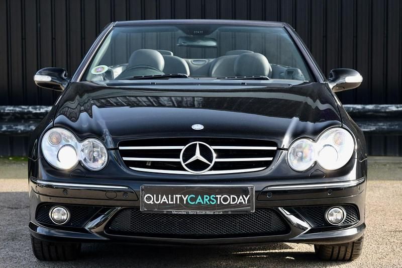 Begagnad Mercedes CLK280 2006 Svart Cab