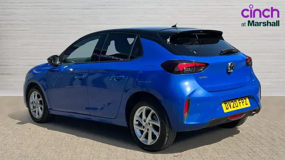 Used Vauxhall Corsa SRi 100 HP (73 kW) 2020 Blue Hatchback