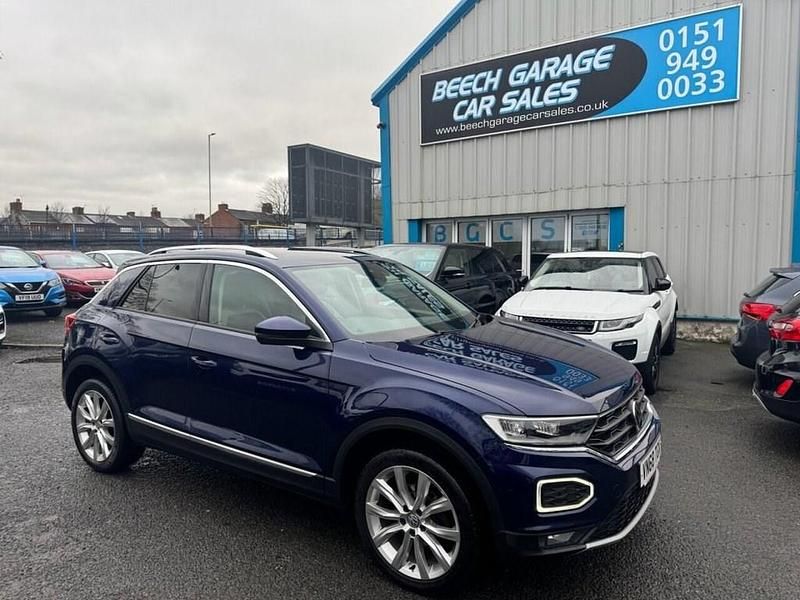 Used VW T-Roc SEL 115 HP (84 kW) 2018 Blue SUV