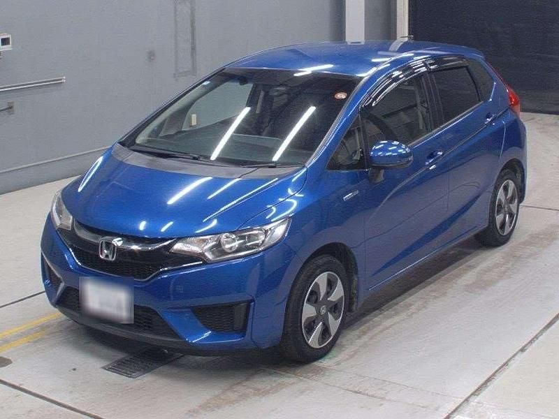 Used Honda Fit Hybrid 137 HP (100 kW) 2016 Blue Hatchback