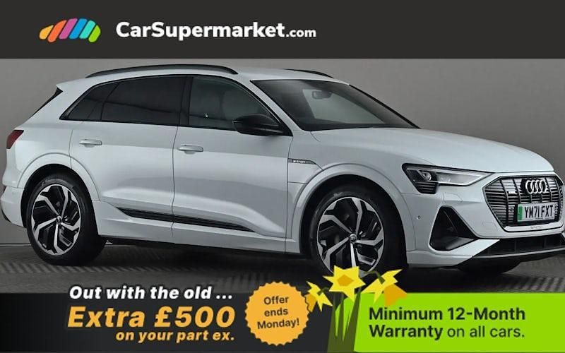 Used Audi e-tron Black Edition 230 kW (313 HP) 2022 White SUV