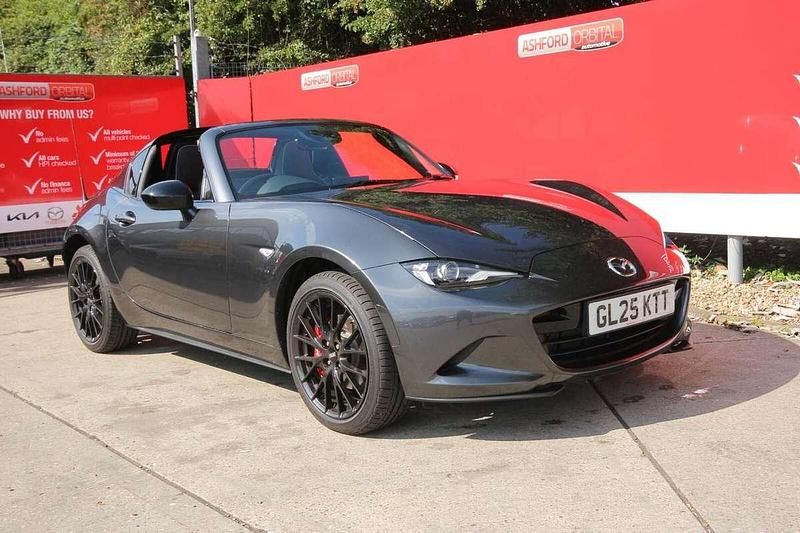 Grey New 2024 Mazda MX5 Homura-Line Cabriolet | £32,495 (Expensive) - Image 1/4