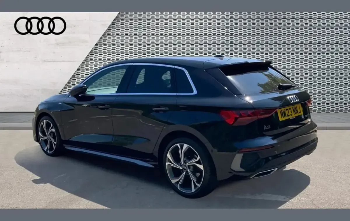 Used Audi A3 Comfort 190 HP (139 kW) 2023 Mythos black Sedan