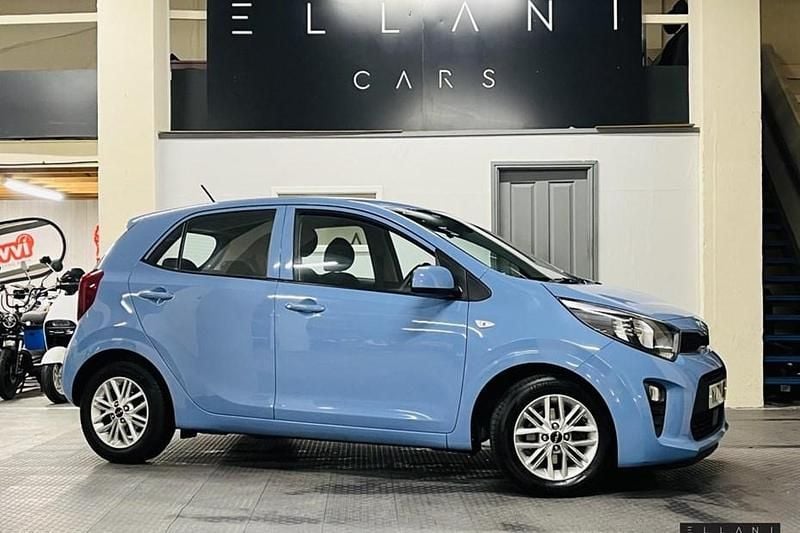 Used Kia Picanto 66 HP (48 kW) 2022 Blue Hatchback