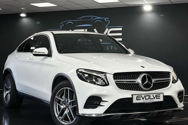 White Used 2018 Mercedes GLC220 AMG line Coupe | £20,995 (Fair price) - Image 1/1