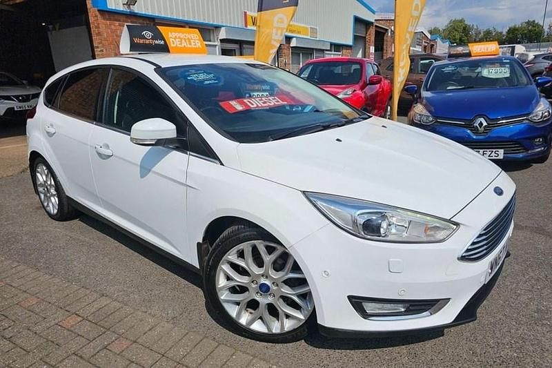 White Used 2017 Ford Focus Titanium X Hatchback | £7,995 (Good price) - Image 1/1