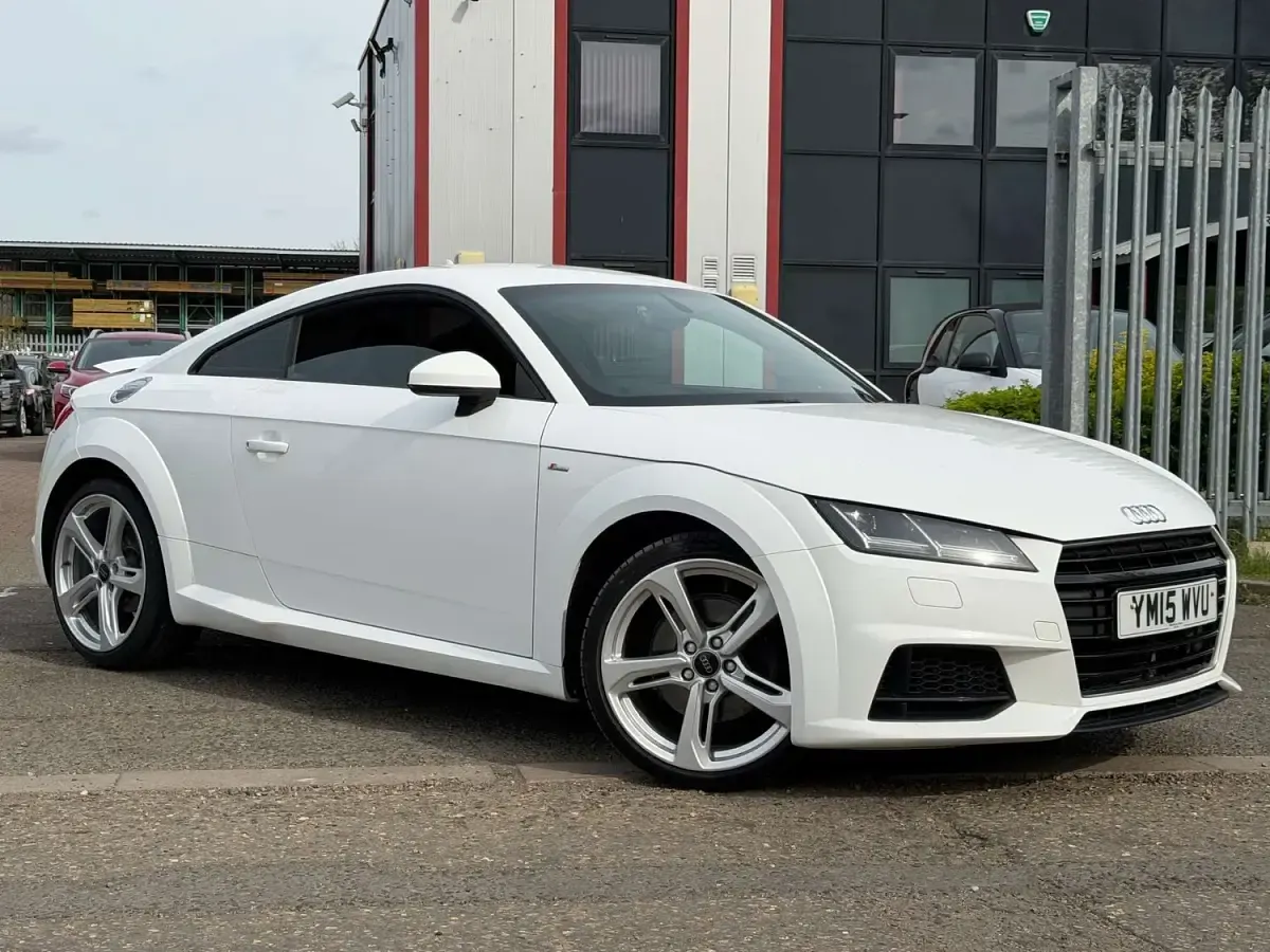 Used Audi TT S-Line 184 HP (135 kW) 2015 White Coupe