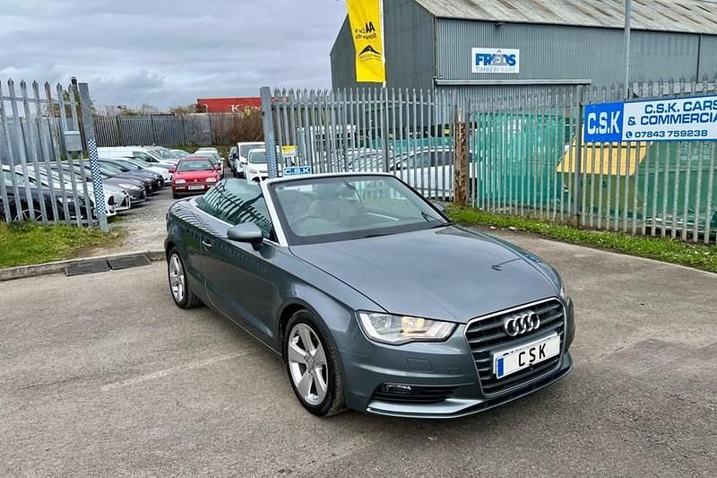 Used Audi A3 Cabriolet Sport 184 HP (135 kW) 2014 Grey Cabriolet