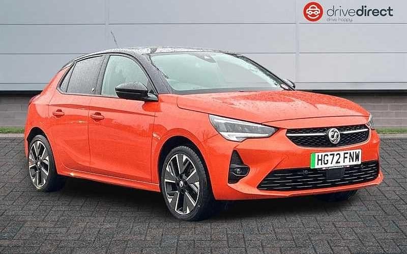 Used Vauxhall Corsa-e GS Line 100 kW (136 HP) 2022 Orange Hatchback
