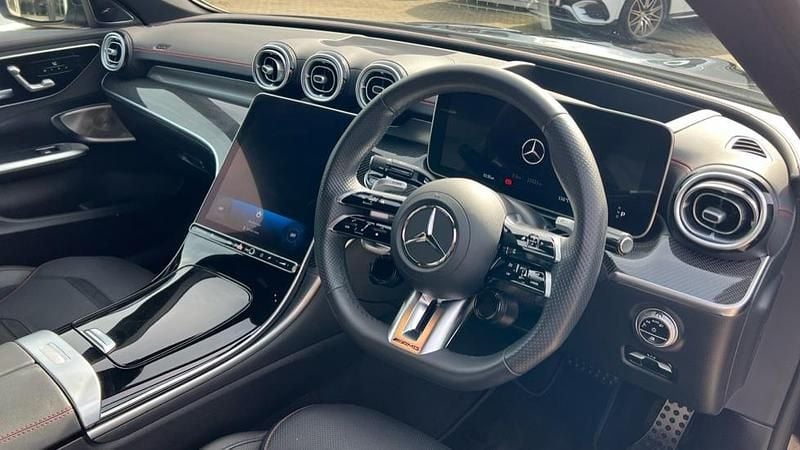 Used Mercedes C43 AMG Premium Plus 408 HP (300 kW) 2023 Obsidian black metallic