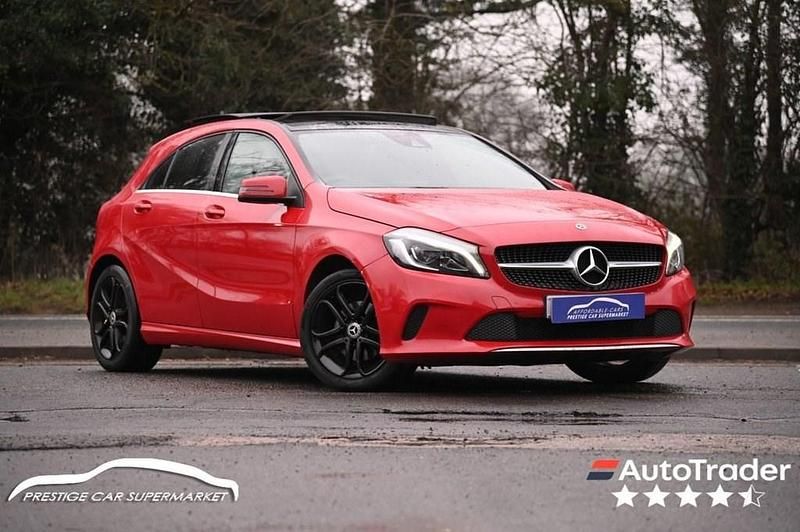 Used Mercedes A200 Sport Edition 136 HP (100 kW) 2018 Red Hatchback