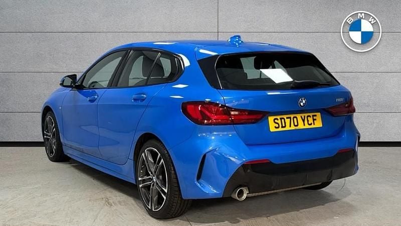 Used BMW 118 M Sport 138 HP (101 kW) 2020 Blue Hatchback