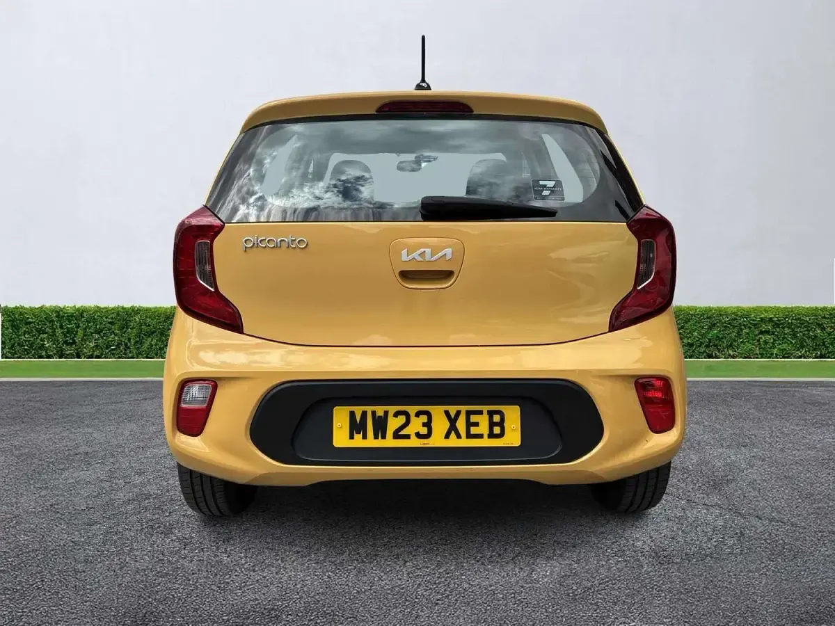 Used Kia Picanto 2023 Yellow Hatchback