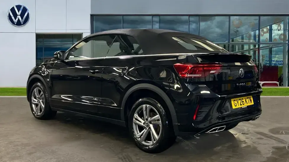 New VW T-Roc Cabriolet R-line 150 HP (110 kW) 2026 Deep black pearl black Cabriolet