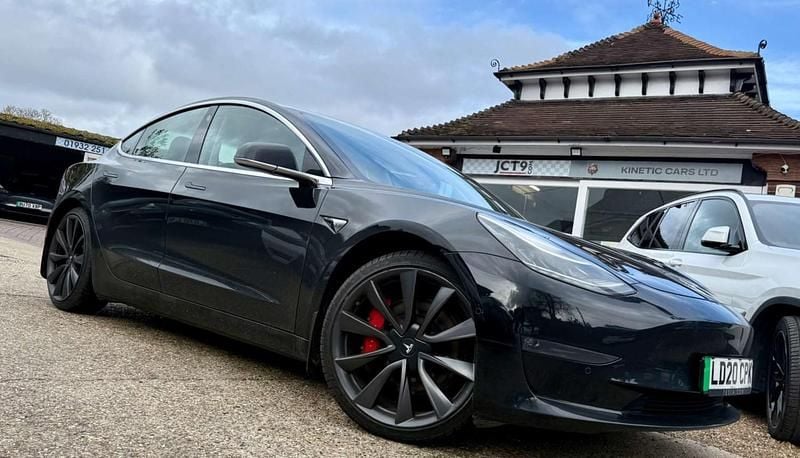 Used Tesla Model 3 Performance 461 kW (627 HP) 2020 Black Sedan