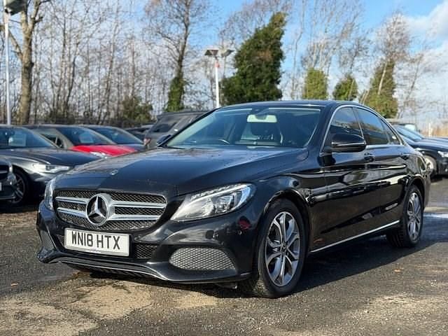 Used Mercedes C220 Premium 170 HP (125 kW) 2018 Black Sedan