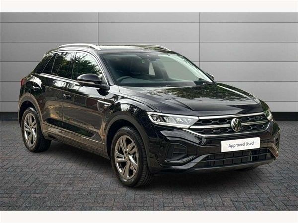 Black Used 2025 VW T-Roc R-line SUV | £29,595 (Fair price) - Image 1/4