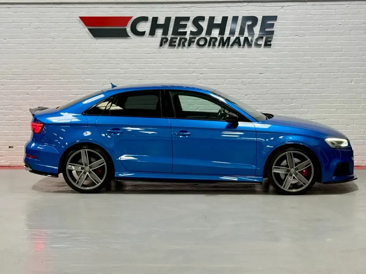 Used Audi S3 Black Edition 306 HP (225 kW) 2018 Blue Sedan