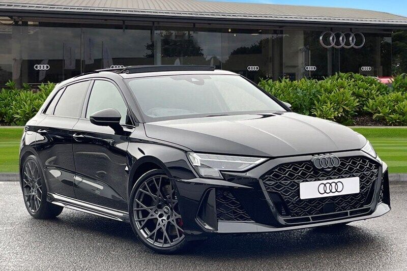 Black New 2025 Audi RS3 Sport Hatchback | £62,750 (Good price) - Image 1/4