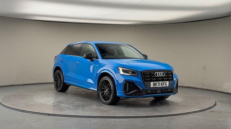 Used Audi Q2 Black Edition 150 HP (110 kW) 2021 Turbo blue/turbo blue SUV