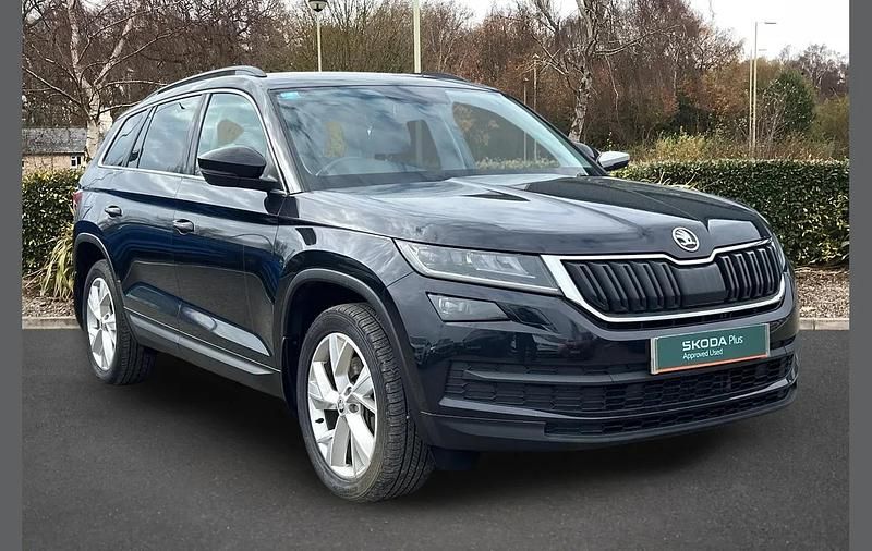 Used Skoda Kodiaq SE L 187 HP (137 kW) 2018 Black magic pearlescent SUV