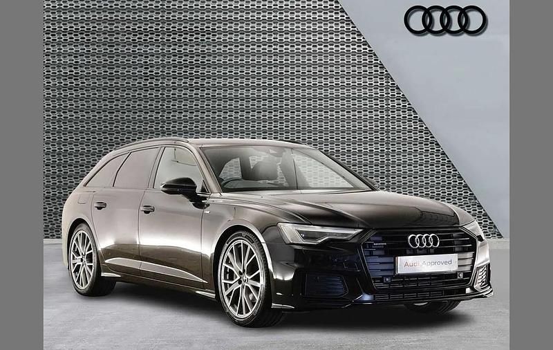 Used Audi A6 Black Edition 261 HP (191 kW) 2021 Black Estate