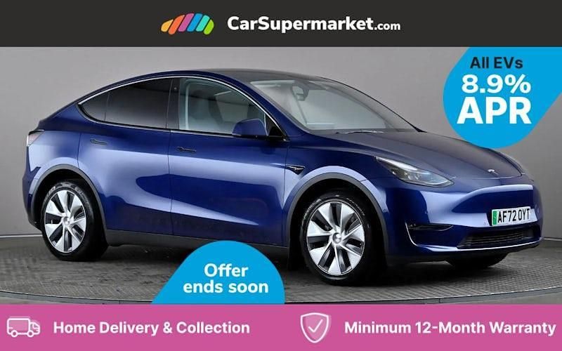 Blue Used 2022 Tesla Model Y Long Range AWD SUV | £24,197 (Fair price) - Image 1/3