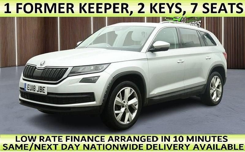 Used Skoda Kodiaq 150 HP (110 kW) 2018 Silver SUV