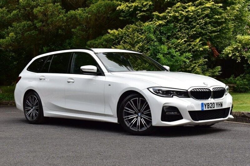 White Used 2020 BMW 320 M Sport Estate | £17,500 (Fair price) - Image 1/4