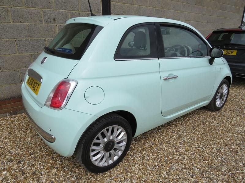 Green Used 2014 Fiat 500 Lounge Hatchback | £4,450 (Good price) - Image 1/4