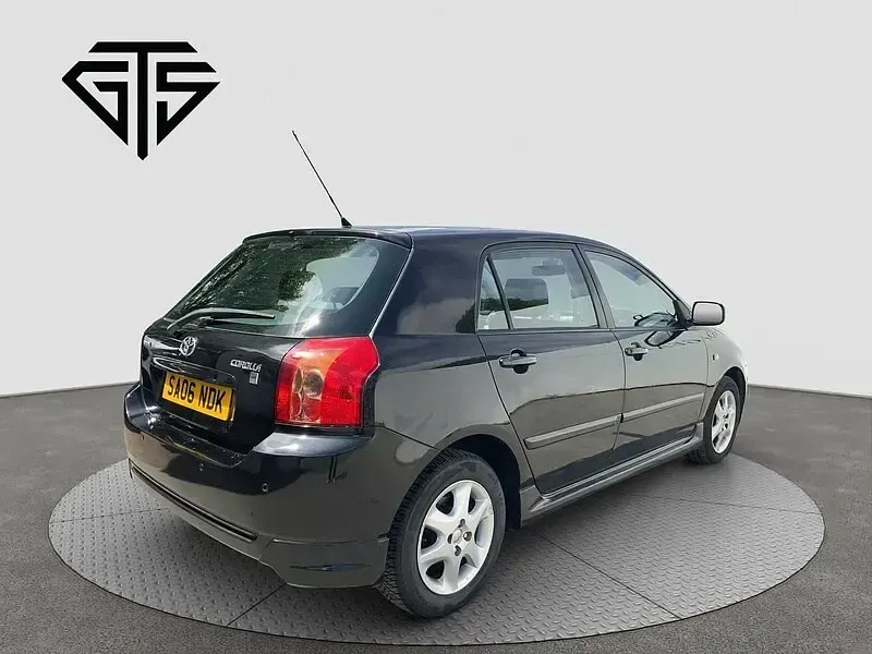 Used Toyota Corolla 95 HP (69 kW) 2006 Black Hatchback