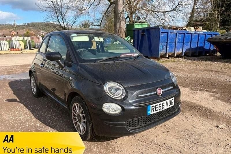 Used Fiat 500 Pop Star 69 HP (50 kW) 2016 Black Hatchback