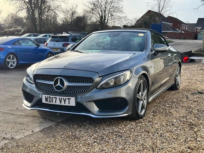 Used Mercedes C250 AMG Line Premium Plus 2017 Grey Cabriolet