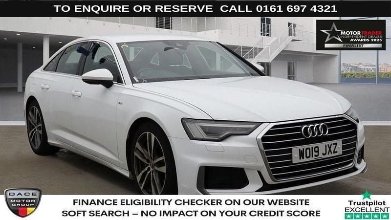White Used 2019 Audi A6 S-Line Sedan | £18,970 (Good price) - Image 1/3