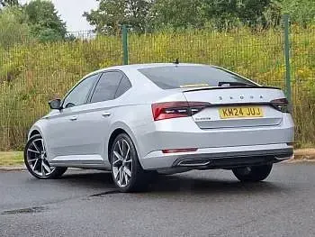 Used Skoda Superb SportlinePlus 150 HP (110 kW) 2024 Silver Hatchback