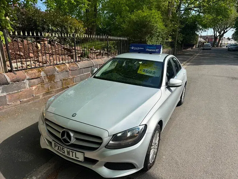Used Mercedes C220 SE 170 HP (125 kW) 2015 Silver Sedan
