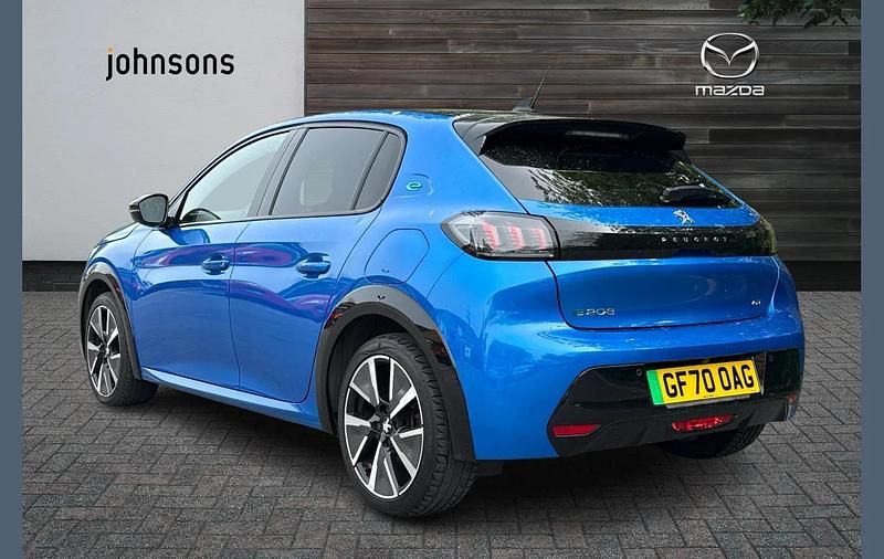 Used Peugeot e-208 GTi 100 kW (136 HP) 2020 Blue Hatchback
