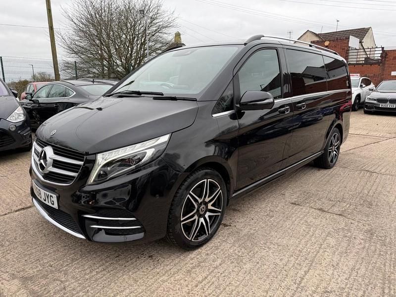 Used Mercedes V250 AMG line 2018 Black MPV