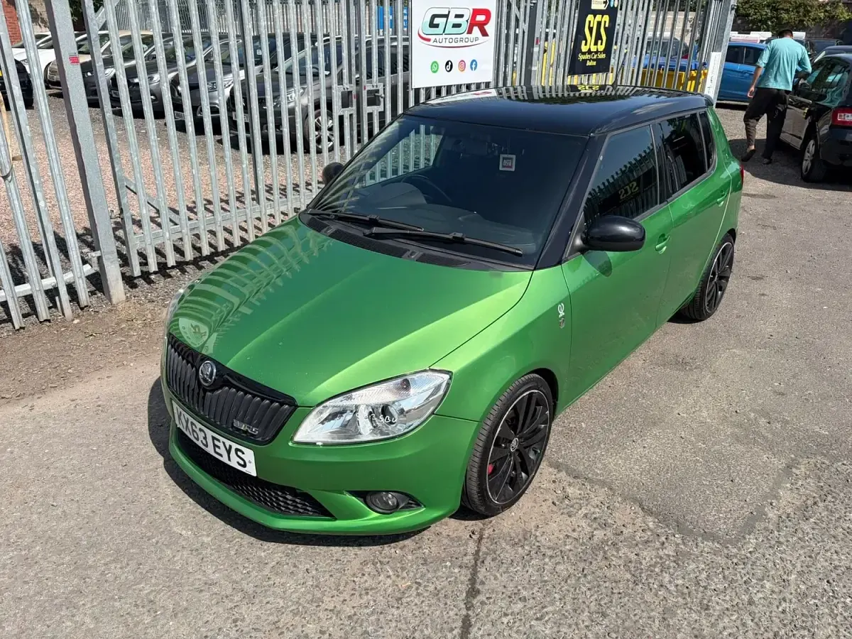 Used Skoda Fabia vRS 2013 Green Hatchback