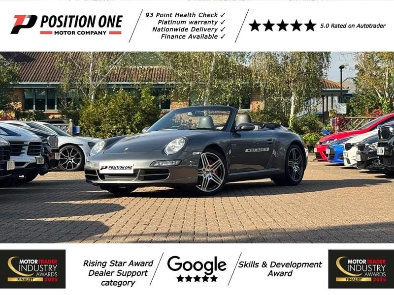 Grey Used 2008 Porsche 911 Carrera 4S Cabriolet Cabriolet | £29,995 - Image 1/4